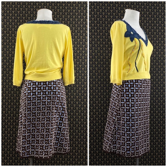 Anthro Eyelet A-Line Skirt by Snak - Picture 11 of 12